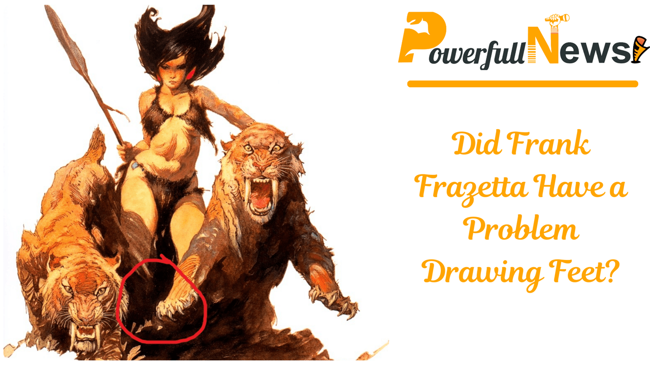 Did Frank Frazetta Have a Problem Drawing Feet?