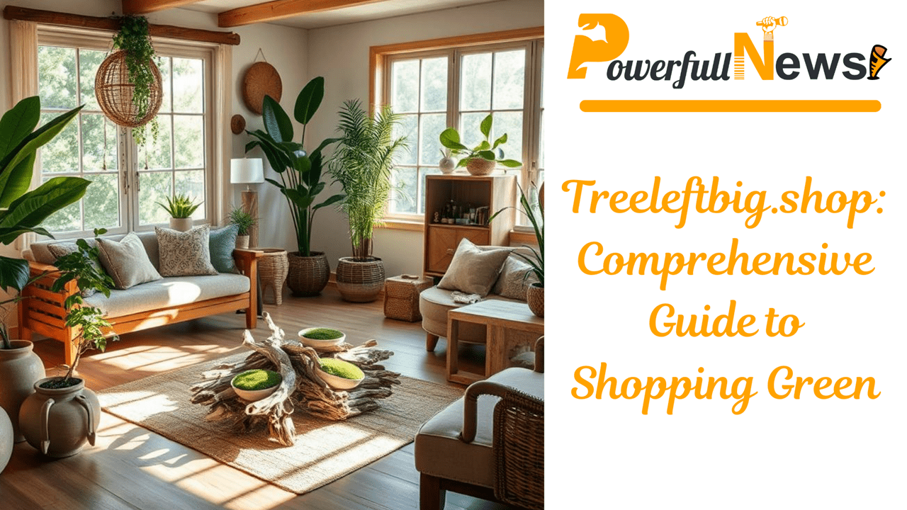 Treeleftbig.shop: A Comprehensive Guide to Shopping Green